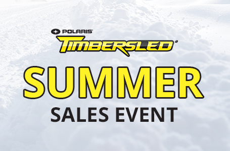 Timbersled Summer Sales Event